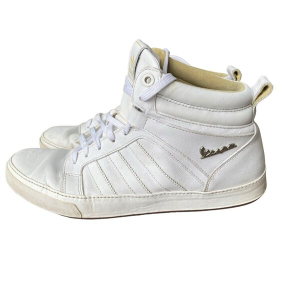 Adidas Limited Edition Vespa Mens Shoes Sneakers High Top Leather US Size 9.5 - Picture 1 of 10